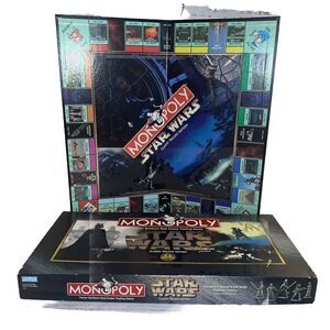 MONOPOLY STAR WARS CLASSIC TRILOGY‎ EDITION - 1997- 100% COMPLETE - GOOD COND